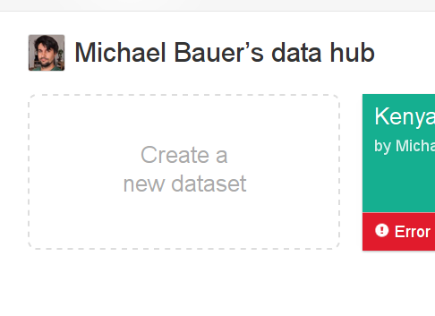 Create a new dataset